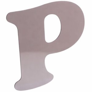 Stainless Steel Letter P For truck part