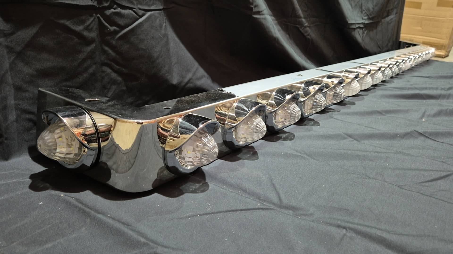 Stainless Steel Light Bar 21 Torpedo LED Clear 2370mm