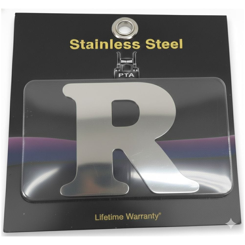 Stainless Steel Letter R
