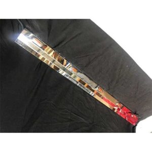 Stainless Steel Tank Skirt Round 1500mm Bottom Inner 5 Amber LED To Suit Kenworth/Freightliner/Iveco