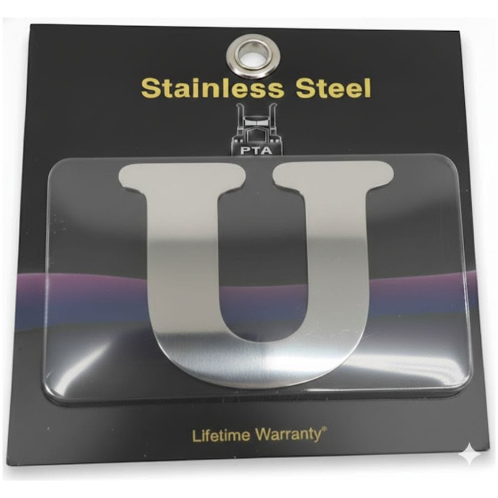 Stainless Steel Letter U