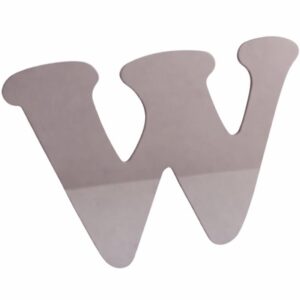 Stainless Steel Letter W For truck part