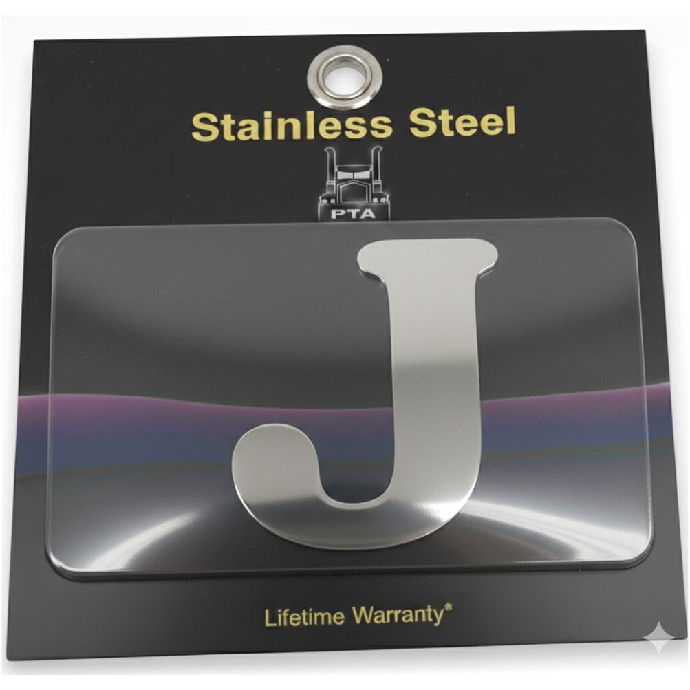 Stainless Steel Letter J