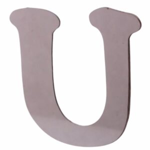 Stainless Steel Letter U For truck part
