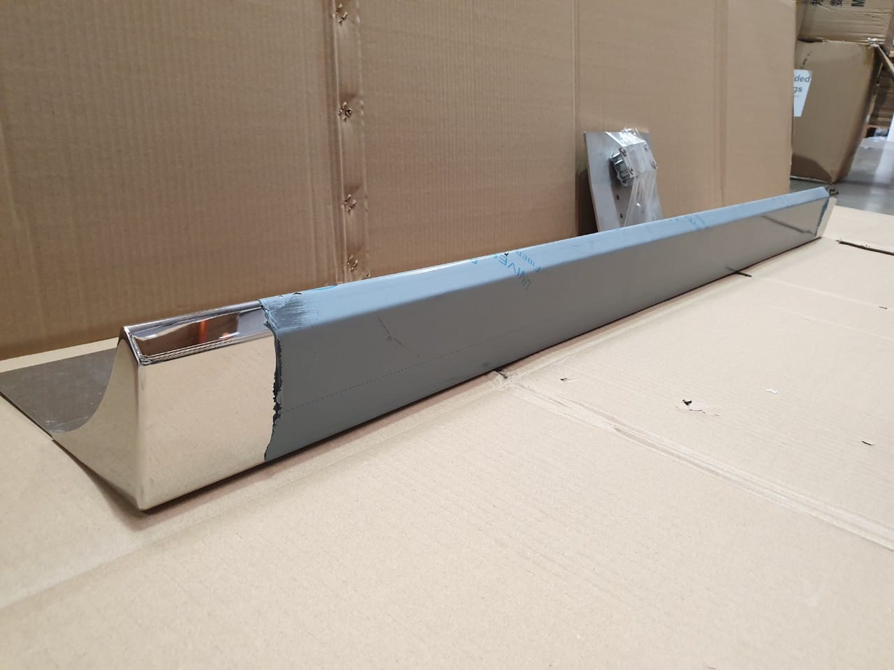 Stainless Steel Tank Skirt D Shape 1332mm To Suit Mack/Volvo