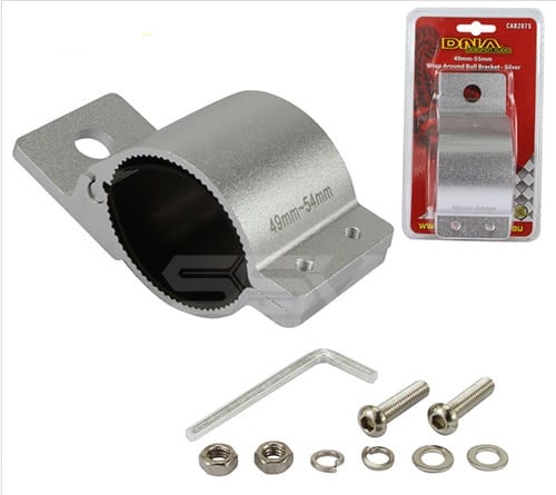 Wrap Around Bull Bracket silver 49-55mm truck bracket