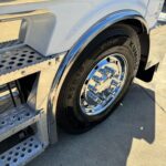 Kenworth K200 Steer Flares stainless steel rolled edge