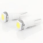 LED Globe T5 Wedge Amber 12V slim truck globe