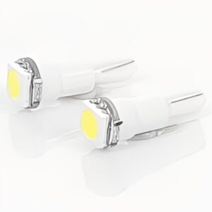 LED Globe T5 Wedge Amber 12V slim truck globe