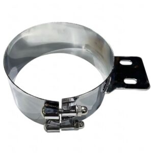 Stainless Chrome Clamp PBS style 8 inch 203mm exhaust