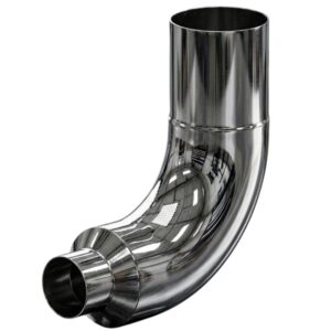 Monster Stack 90 Degree Elbow 17-15 inch chrome exhaust