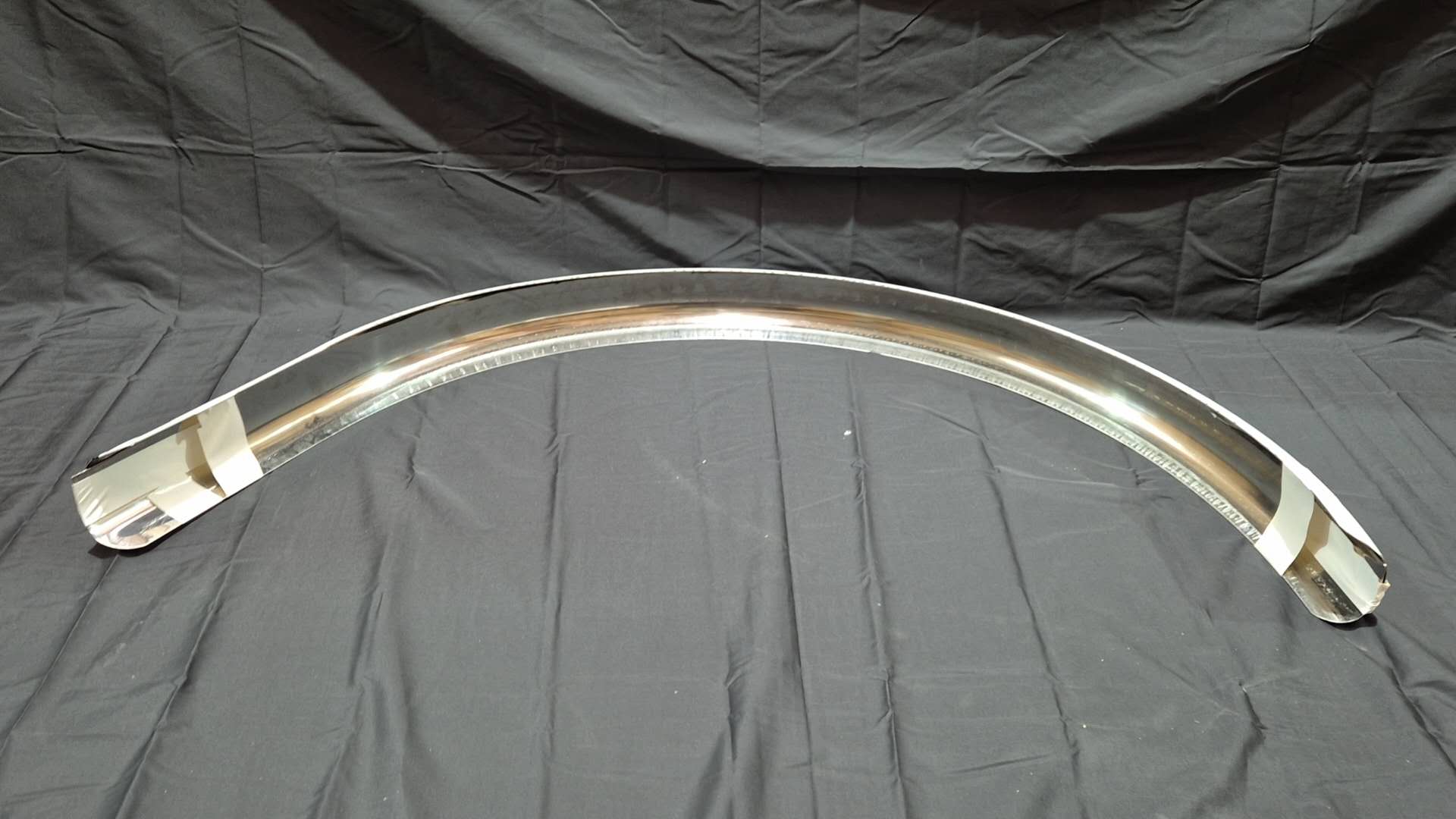 Stainless Steel Steer Flares Rolled Edge To Suit Kenworth K200
