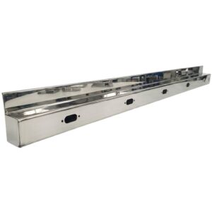 Tank Skirt J Bracket 1440mm 5 hole stainless steel truck