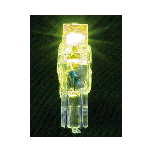 LED Globe 12V T5 Wedge Amber Slim