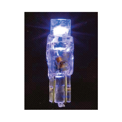 LED Globe T5 Wedge Blue 12V slim truck globe