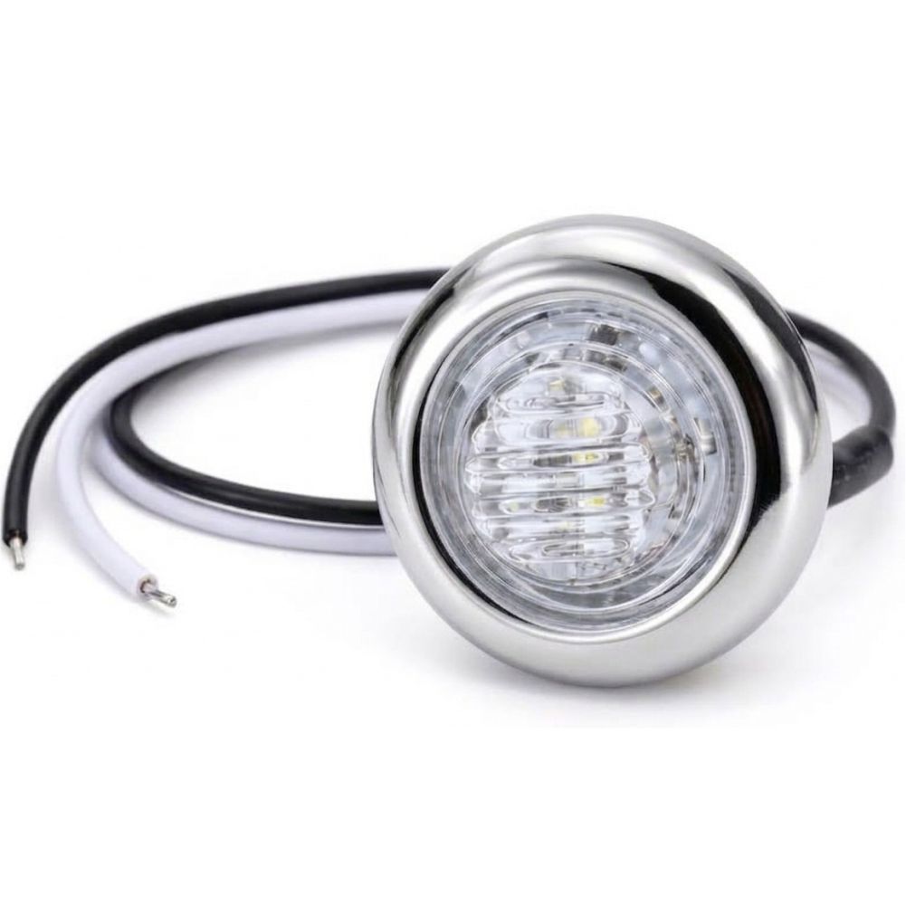 LED Multi-Volt Mini Button Clear Single