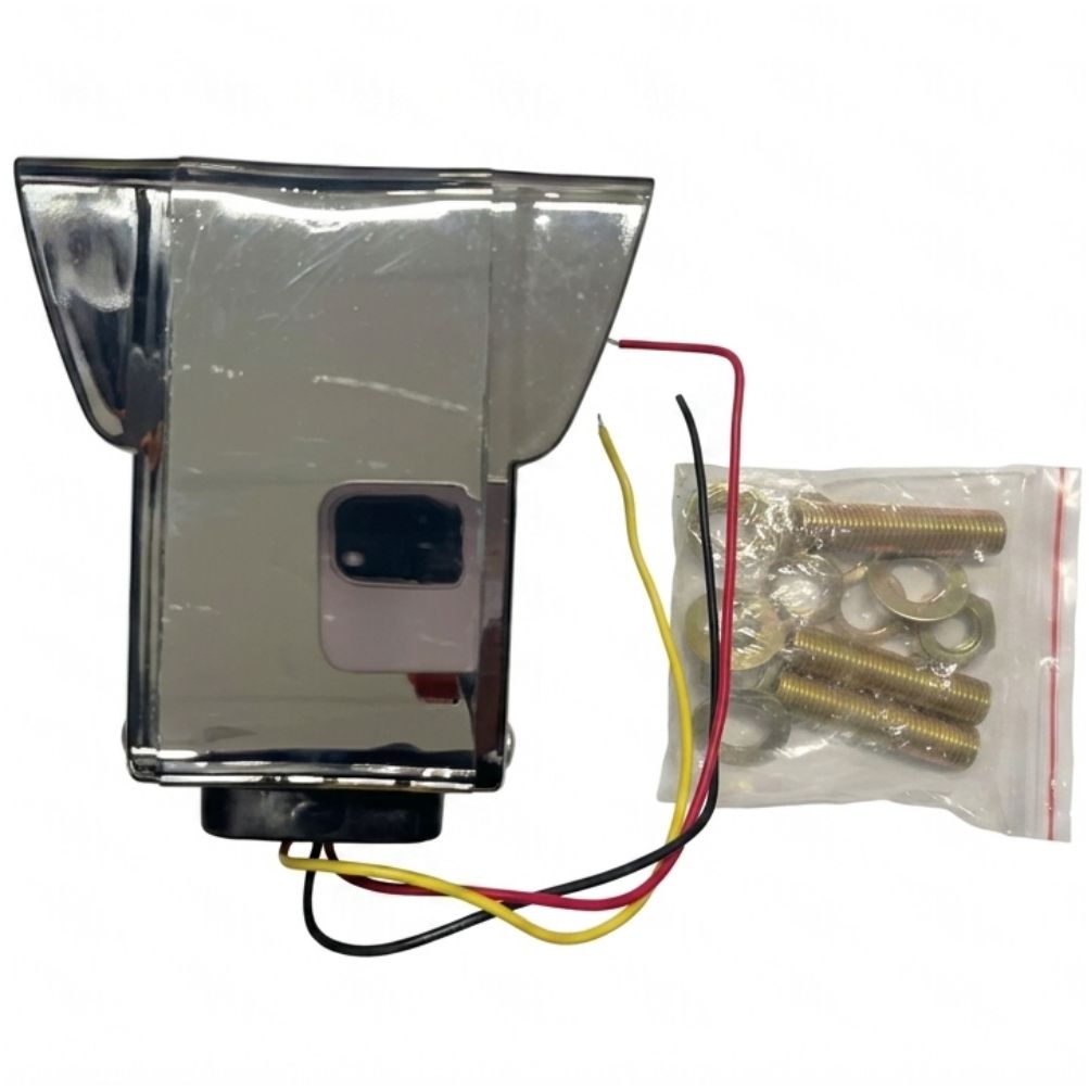 LED Square 1 & 2 Stud 2 face Multi Volt Amber Strobe Indicator - Image 3